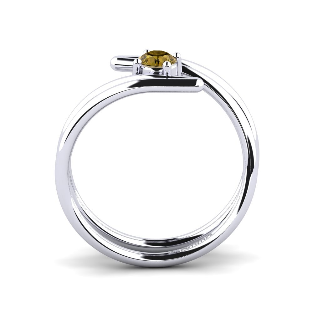 Circón Marrón Anillo de compromiso Meri