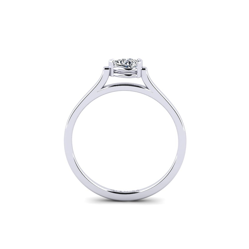 950 Platin Zirkonia Verlobungsring Merveille