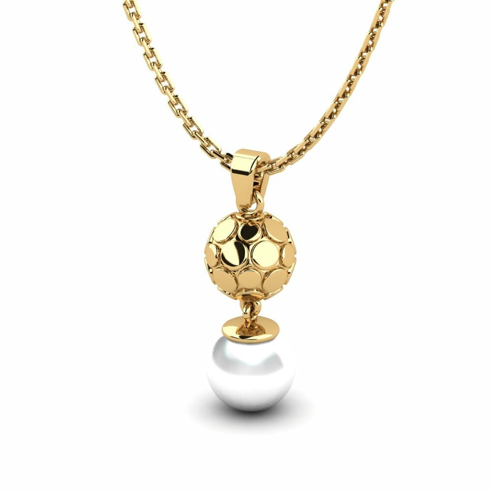 18K Yellow Gold Pendant Mescolare