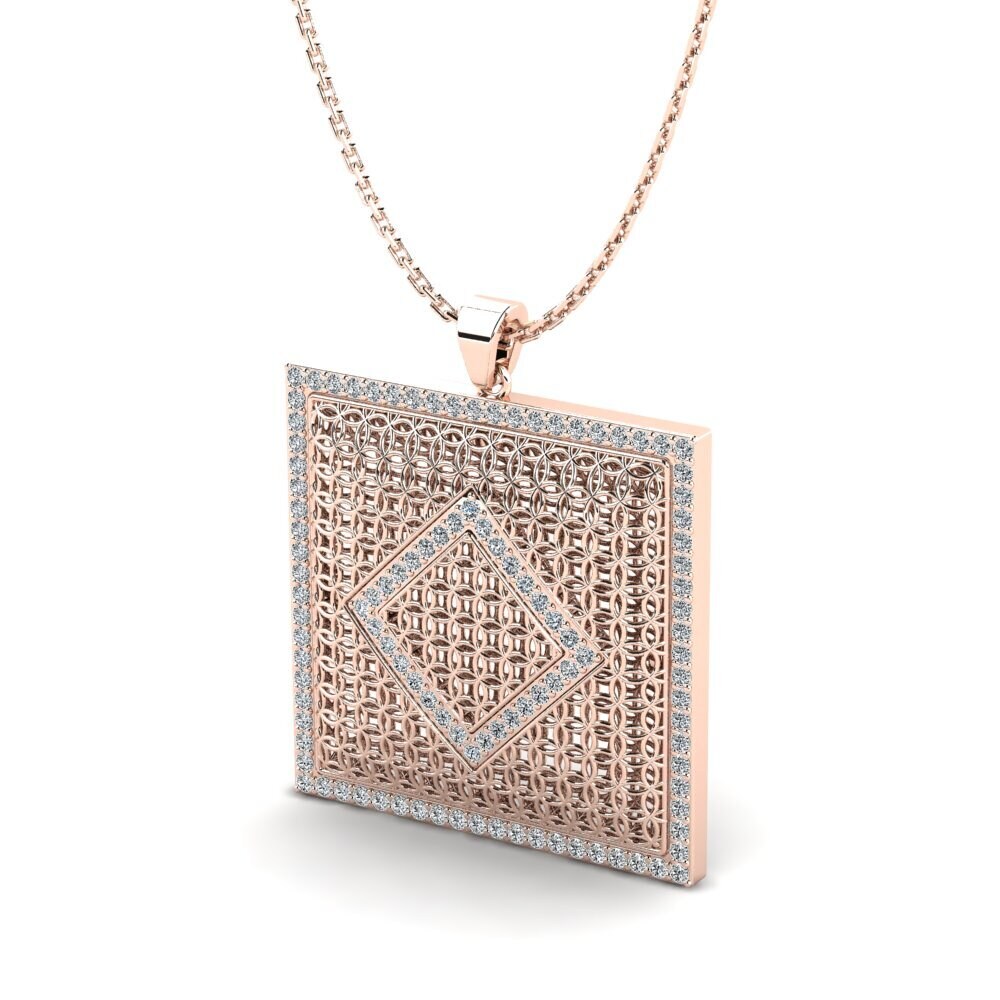 14K Rood Goud Dames Hanger Michaela