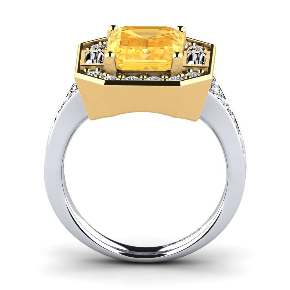 Bague de fiançailles Micheyla Citrine