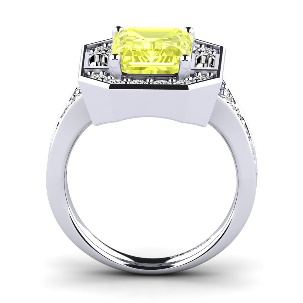 Lemon Quartz Engagement Ring Micheyla