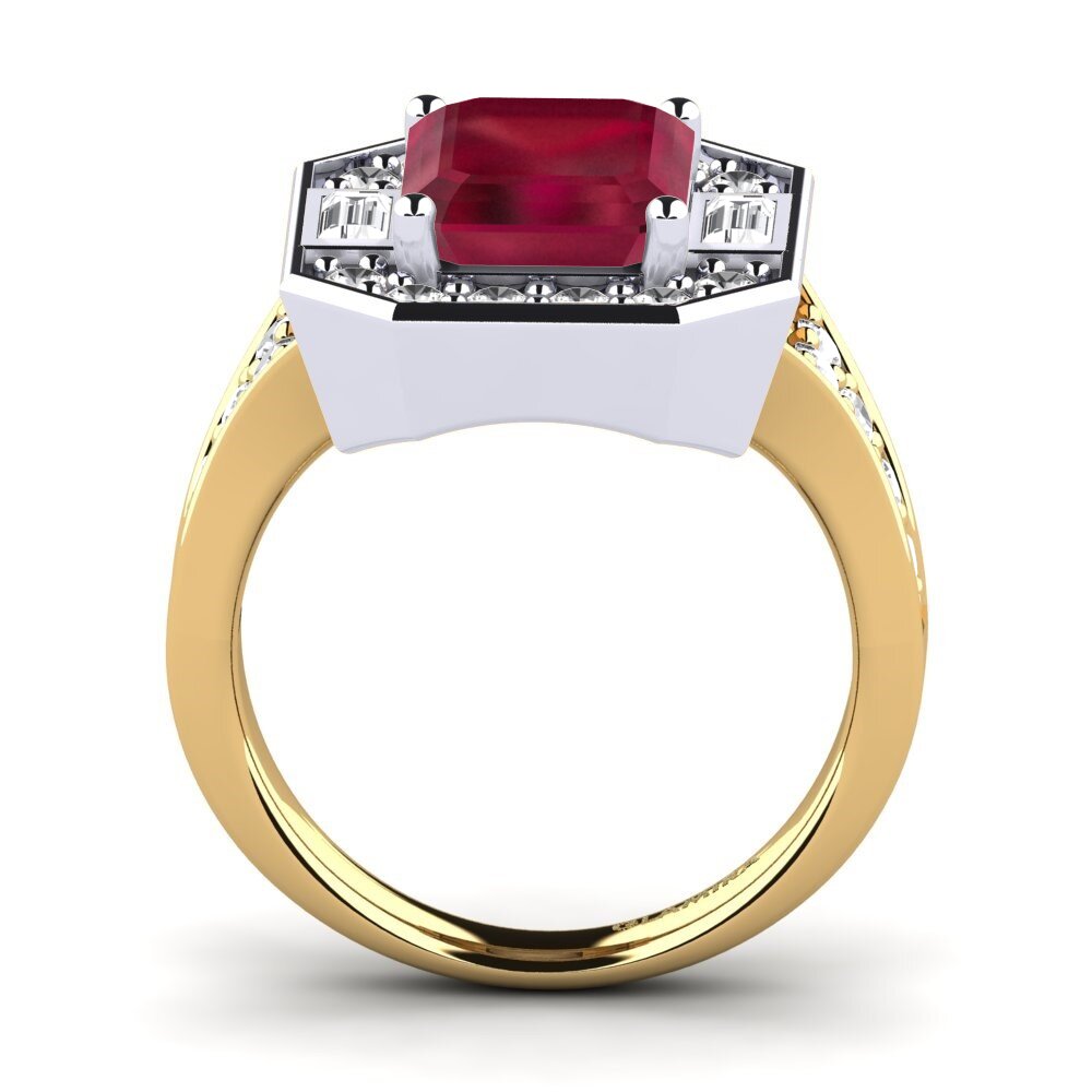 18ct Yellow / White Gold Engagement Ring Micheyla