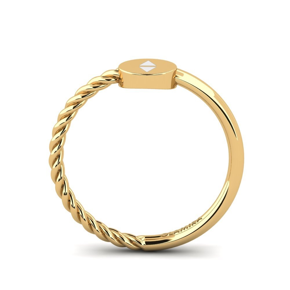 Gelbgold 375 Ring Migraine