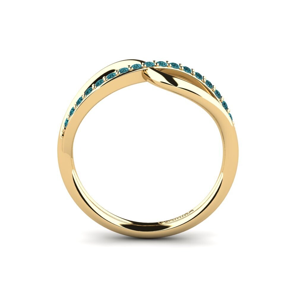 Blauer Diamant Ring Mihto