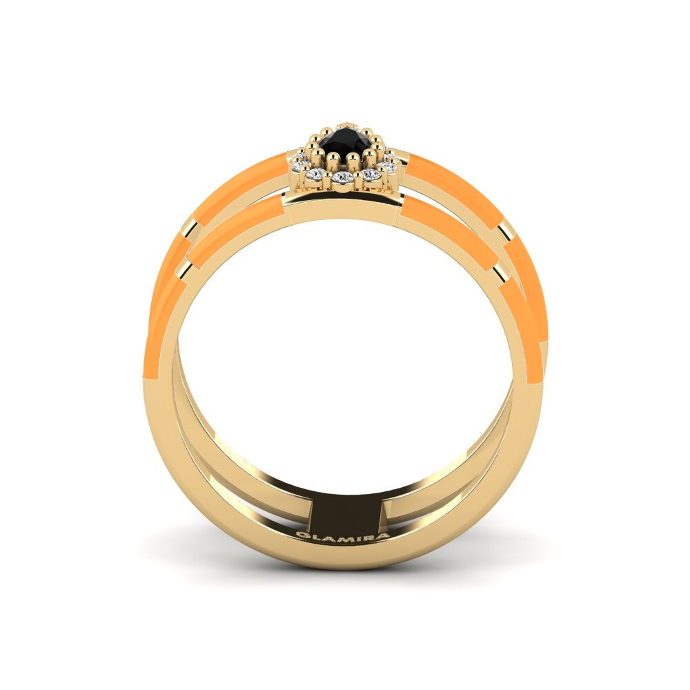 Schwarzer Onyx Ring Milford