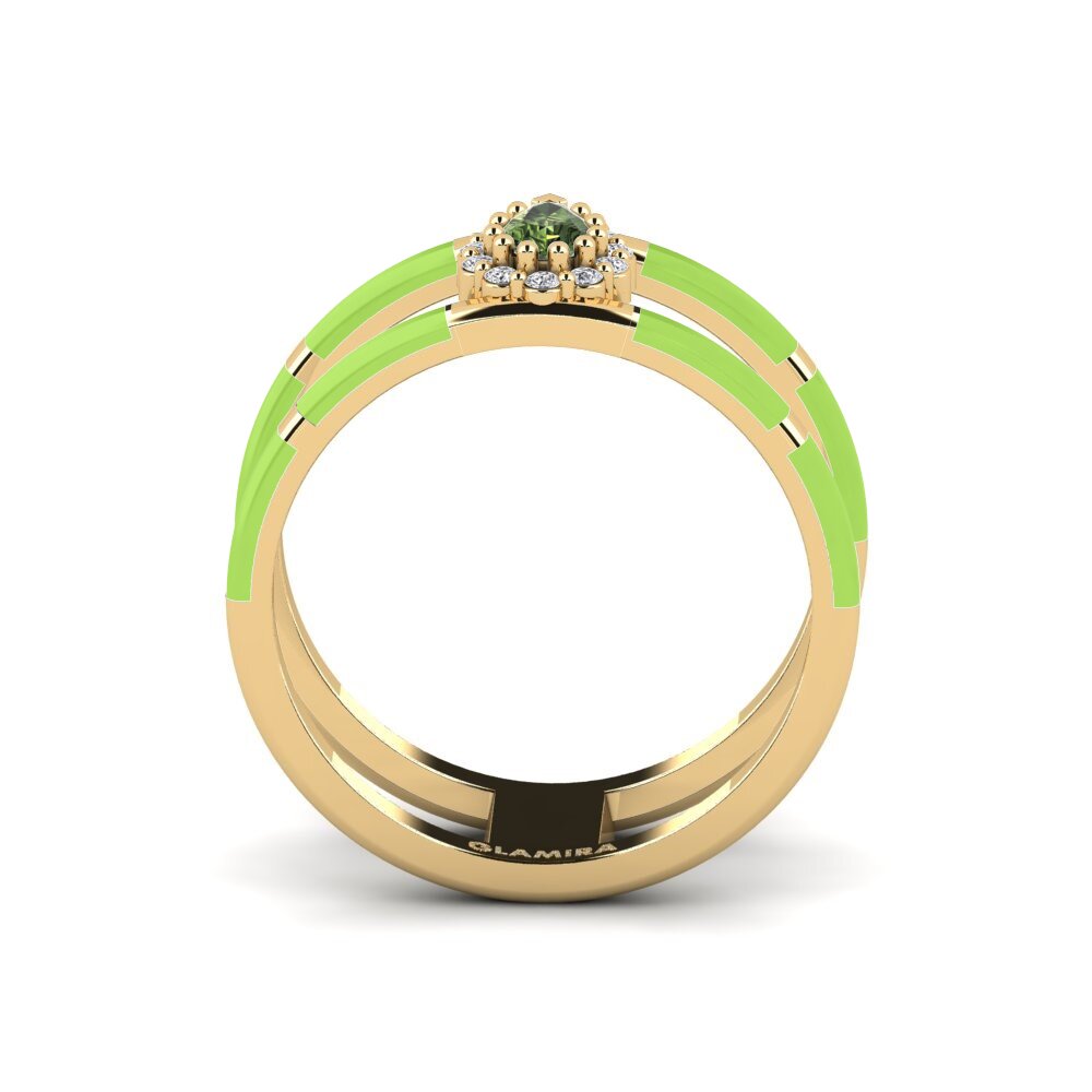 Grüner Saphir Ring Milford