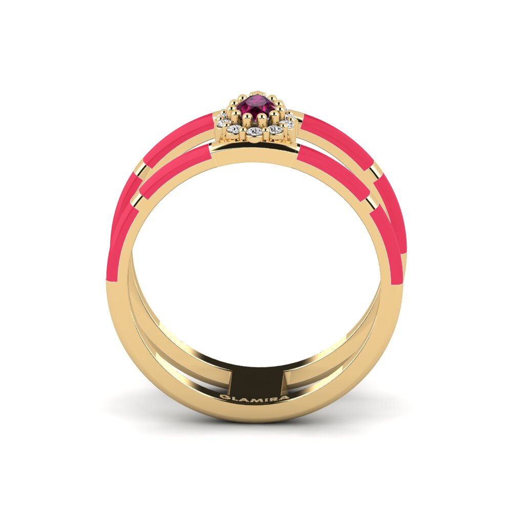 Rhodolit-Granat Ring Milford