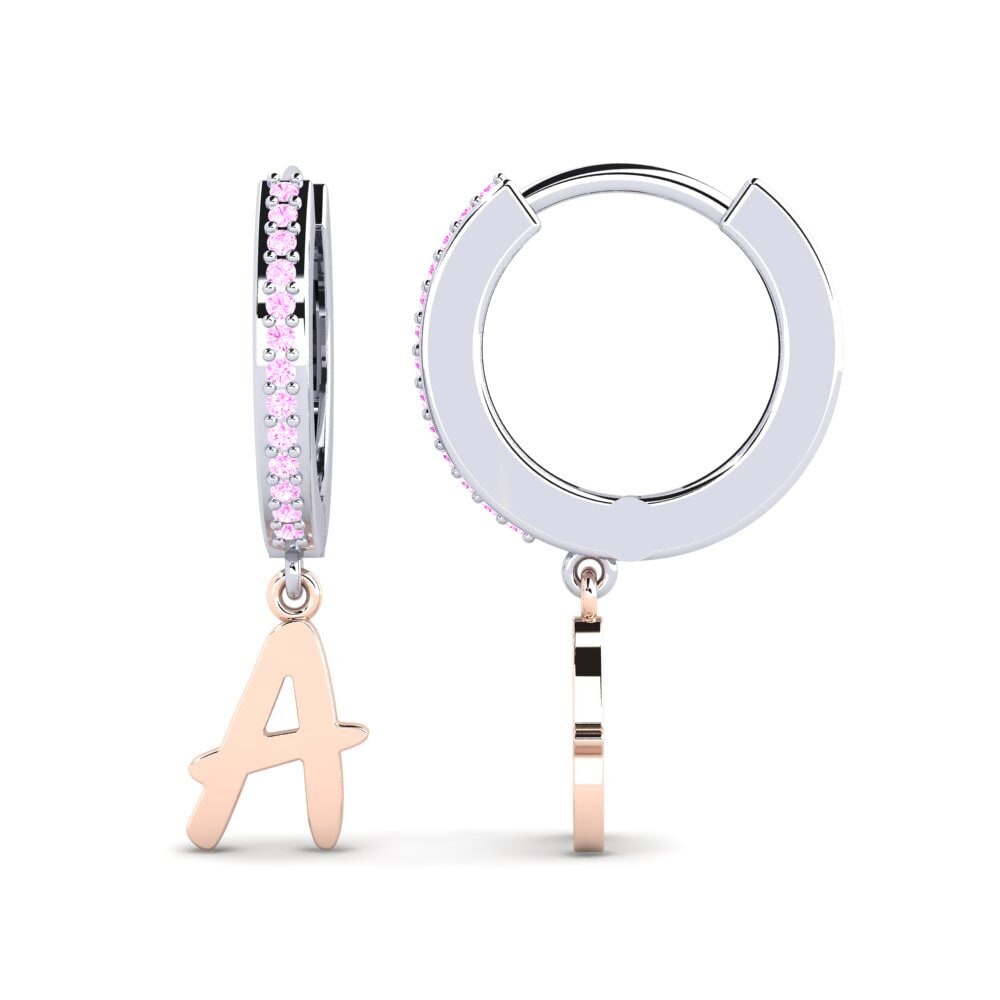 Pink Sapphire Women's Earring Mindi A
