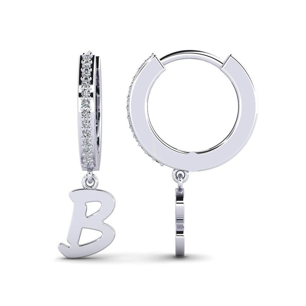 950 Palladium Women's Earring Mindi B