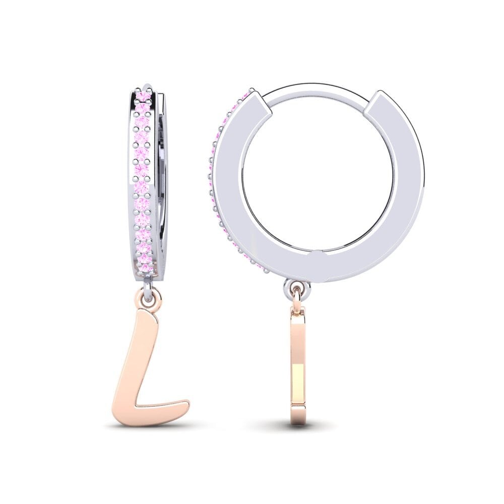 Pink Sapphire Women's Earring Mindi L