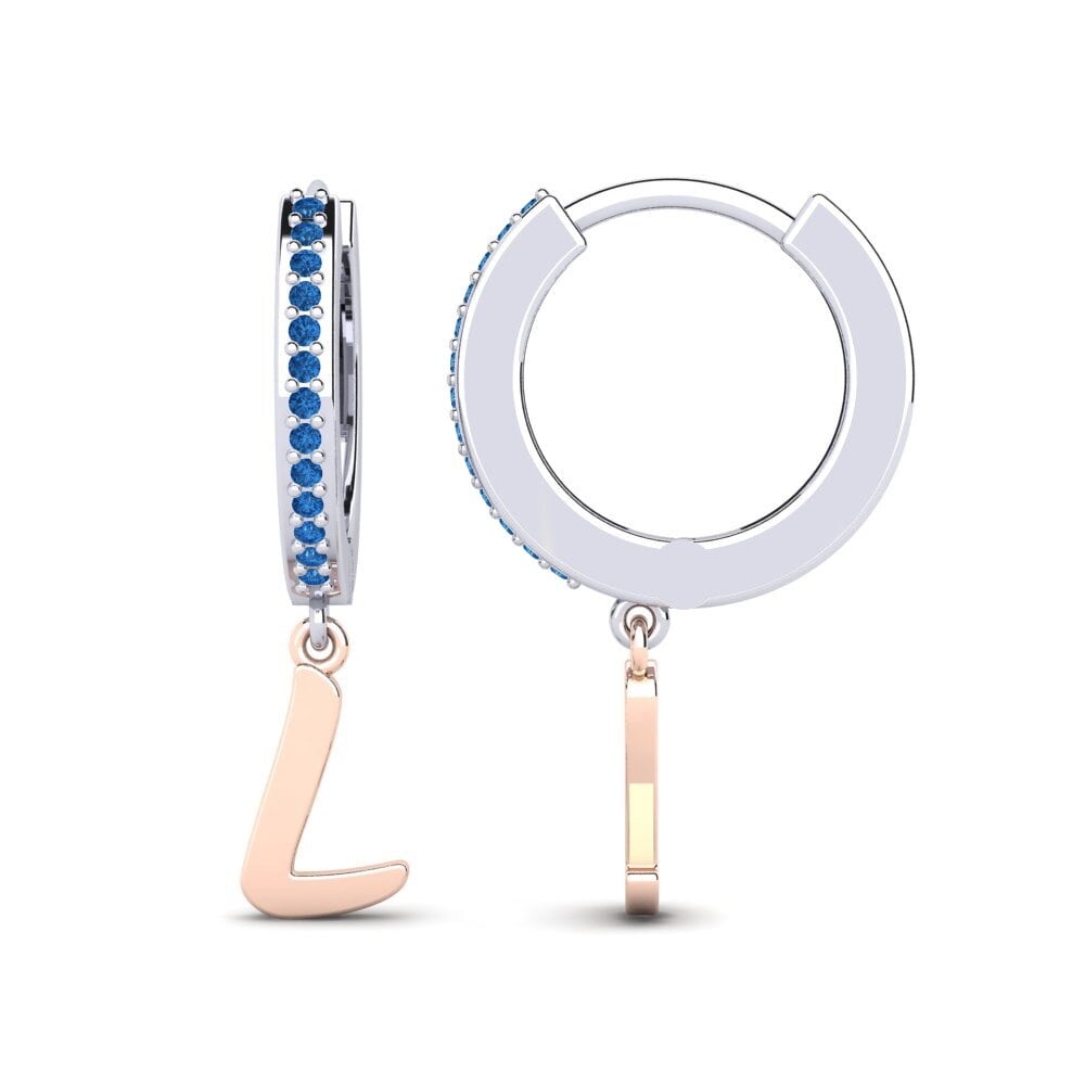 Dark Blue Zirconia Women's Earring Mindi L