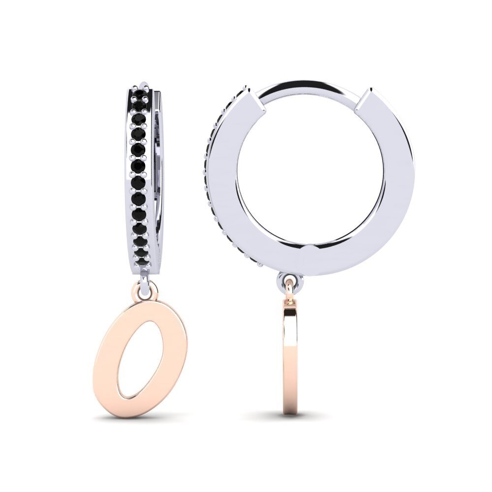 Black Sapphire Women's Earring Mindi O