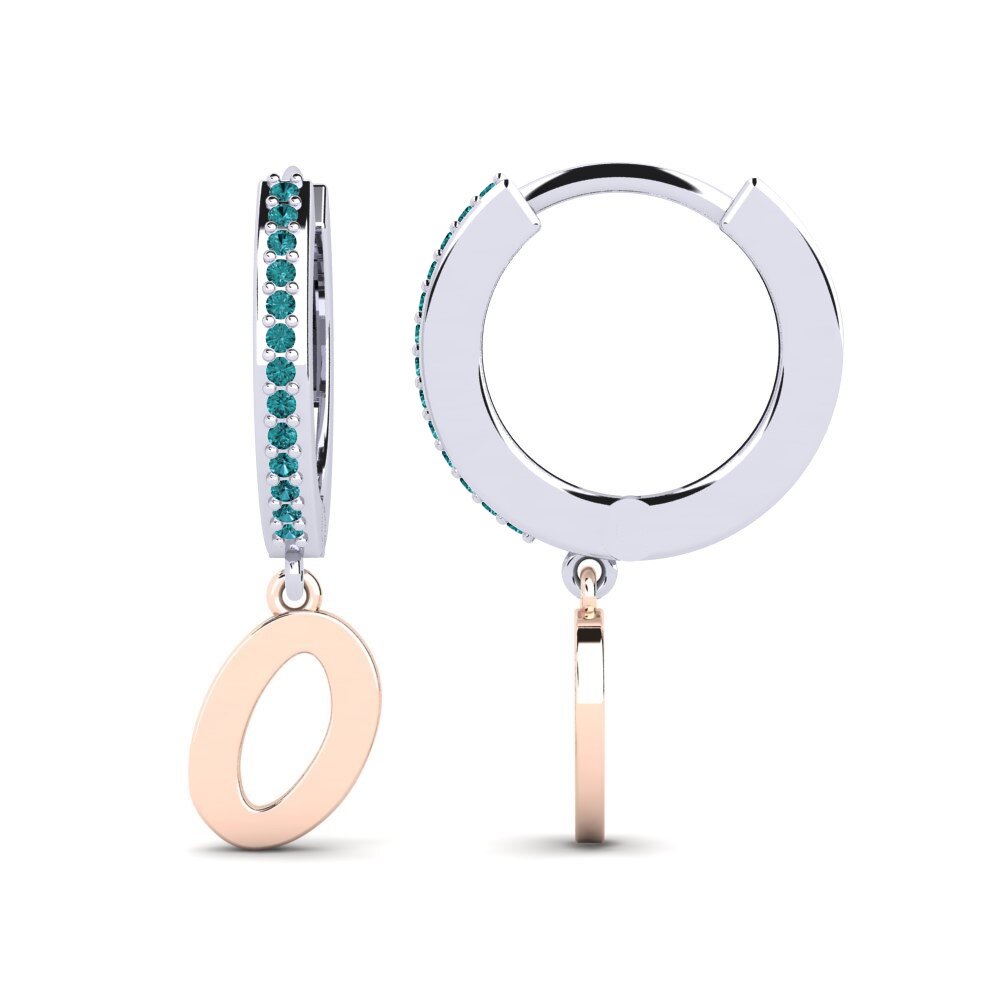 Blue Diamond Women's Earring Mindi O