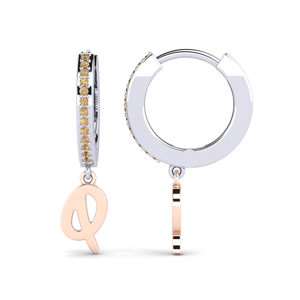 Brown Diamond Women's Earring Mindi Q