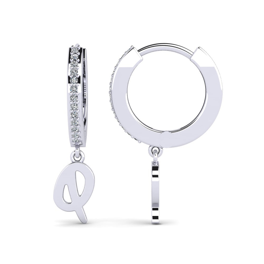 950 Platinum Women's Earring Mindi Q