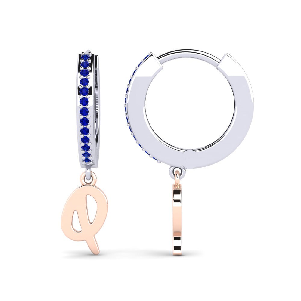 Sapphire Women's Earring Mindi Q