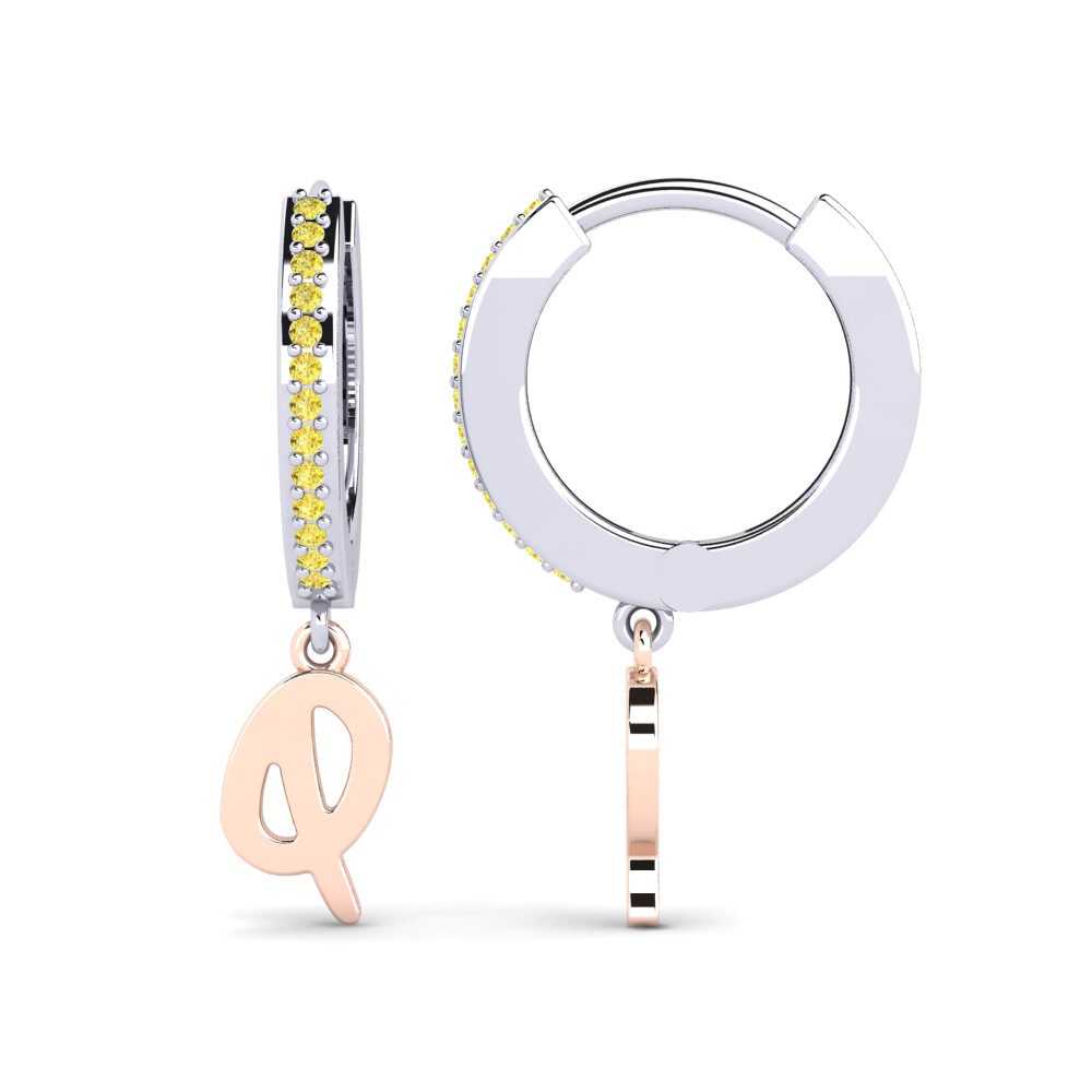 Yellow Sapphire Women's Earring Mindi Q