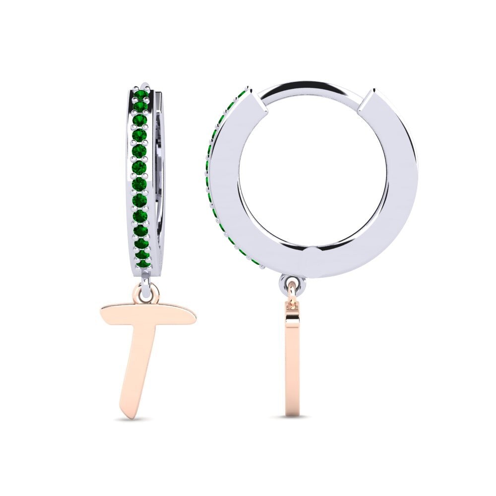 Green Zirconia Women's Earring Mindi T