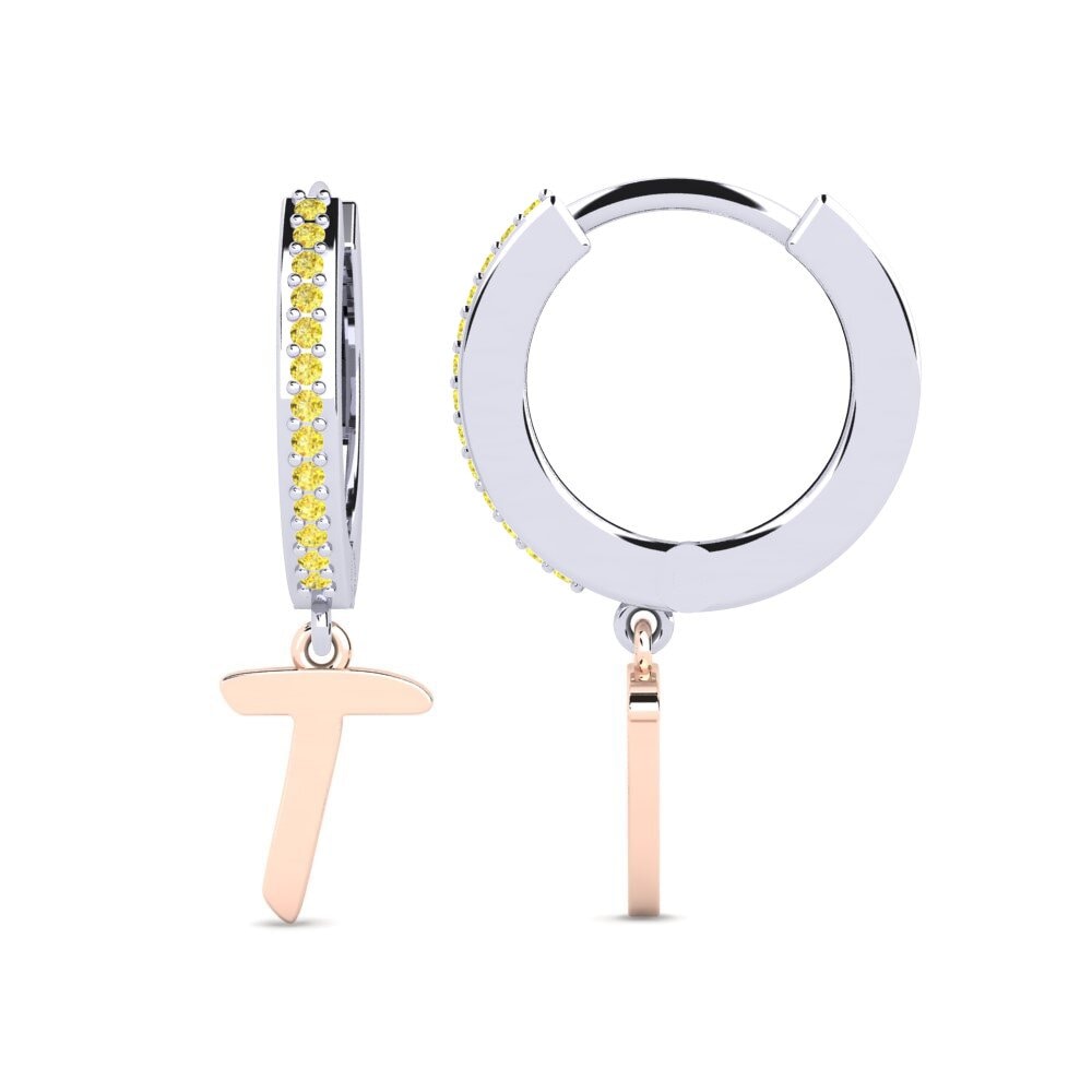 Yellow Sapphire Women's Earring Mindi T