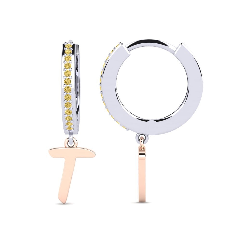 Yellow Diamond Women's Earring Mindi T