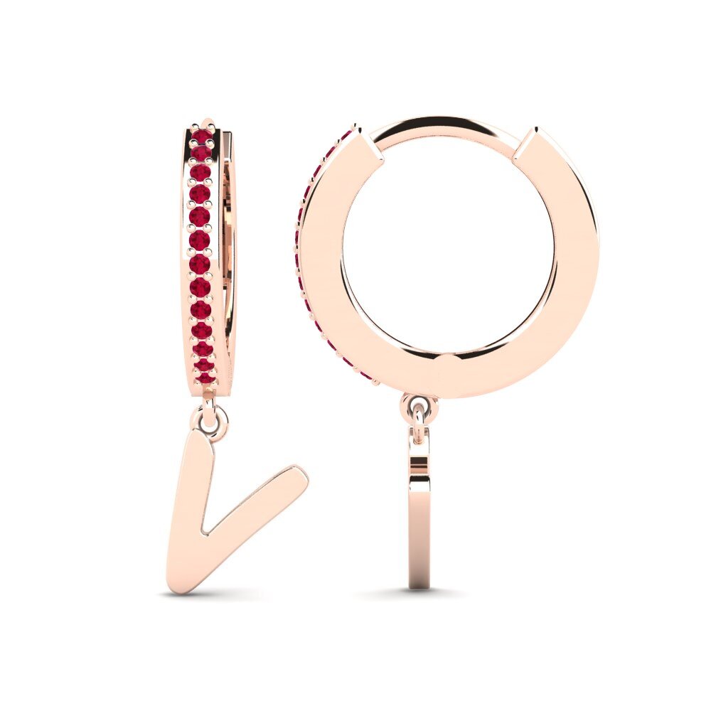 Ruby Women's Earring Mindi V