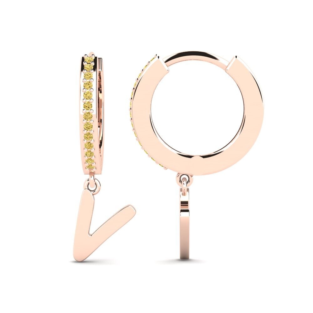 Yellow Diamond Women's Earring Mindi V
