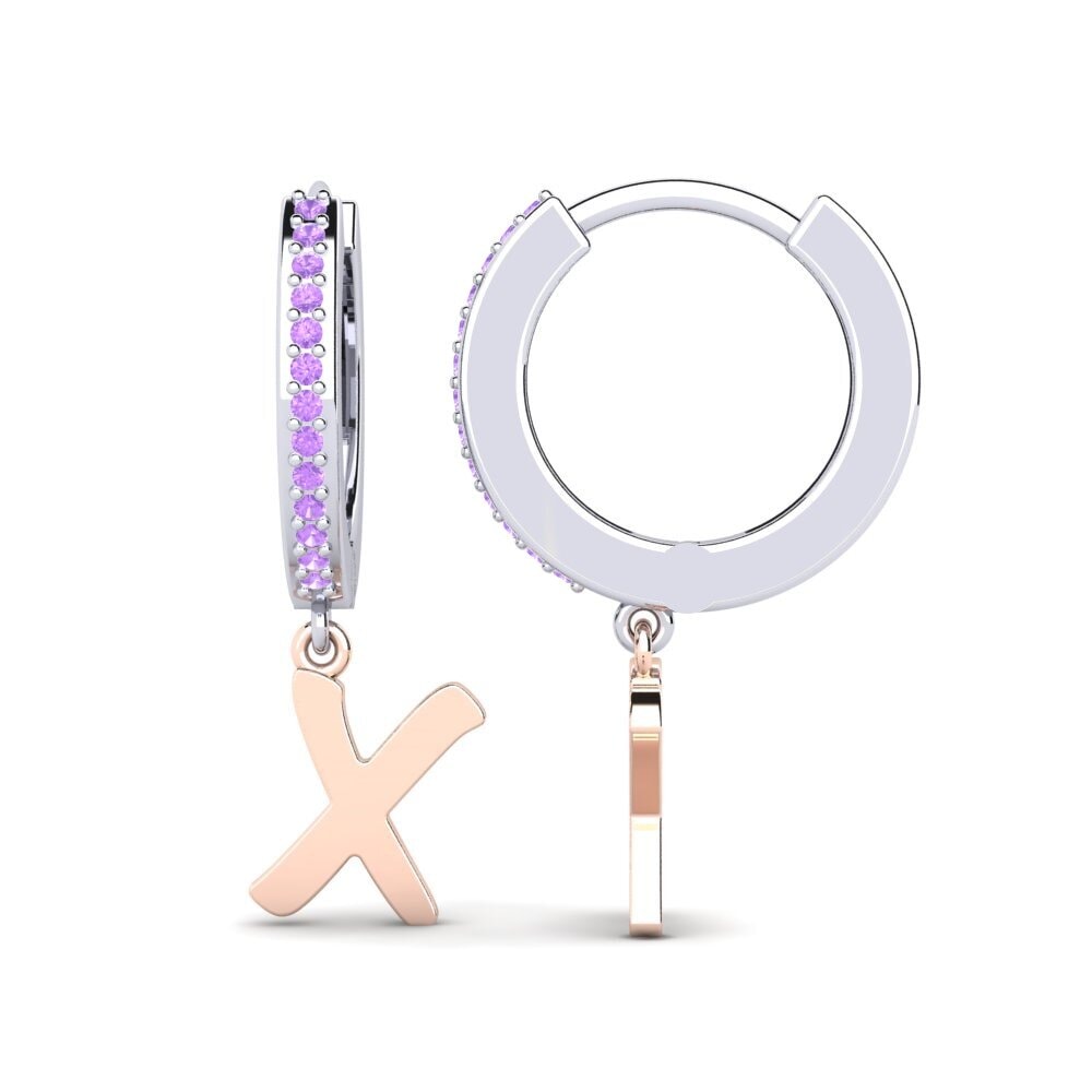 Amethyst Women's Earring Mindi X