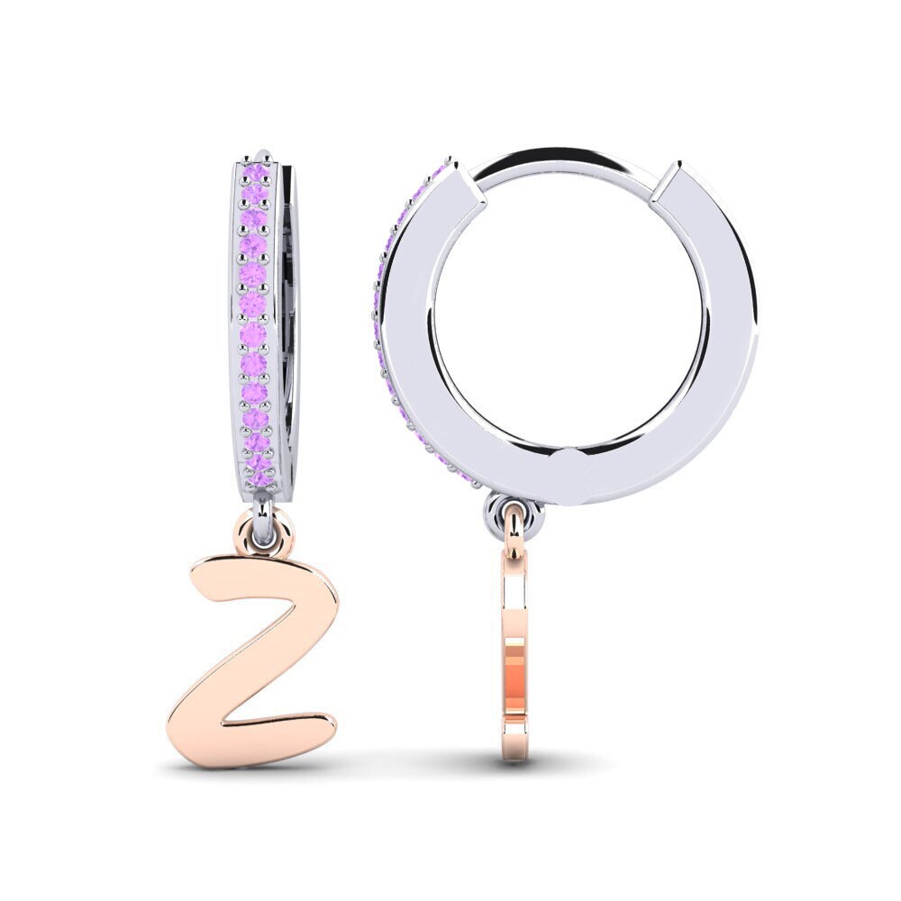 Amethyst Women's Earring Mindi Z
