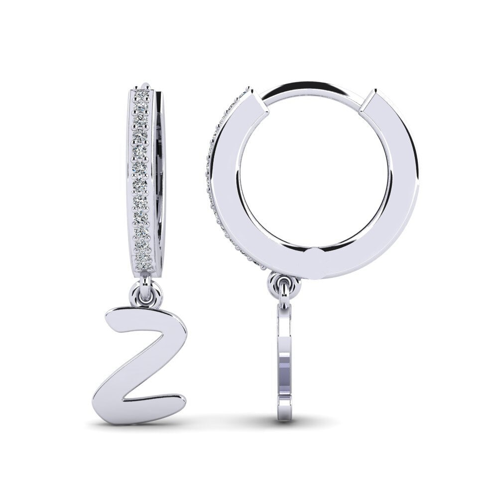 950 Palladium Women's Earring Mindi Z