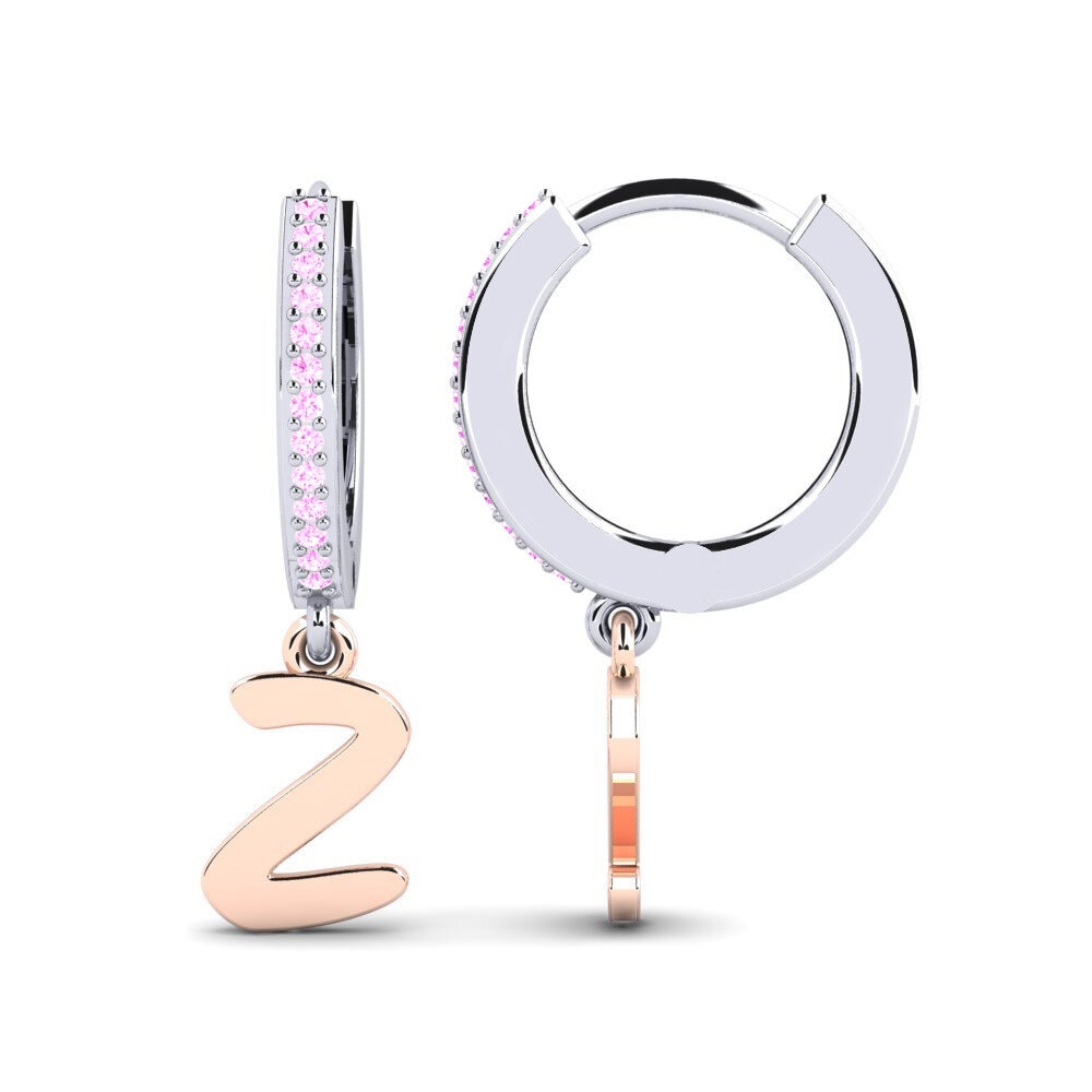 Pink Sapphire Women's Earring Mindi Z