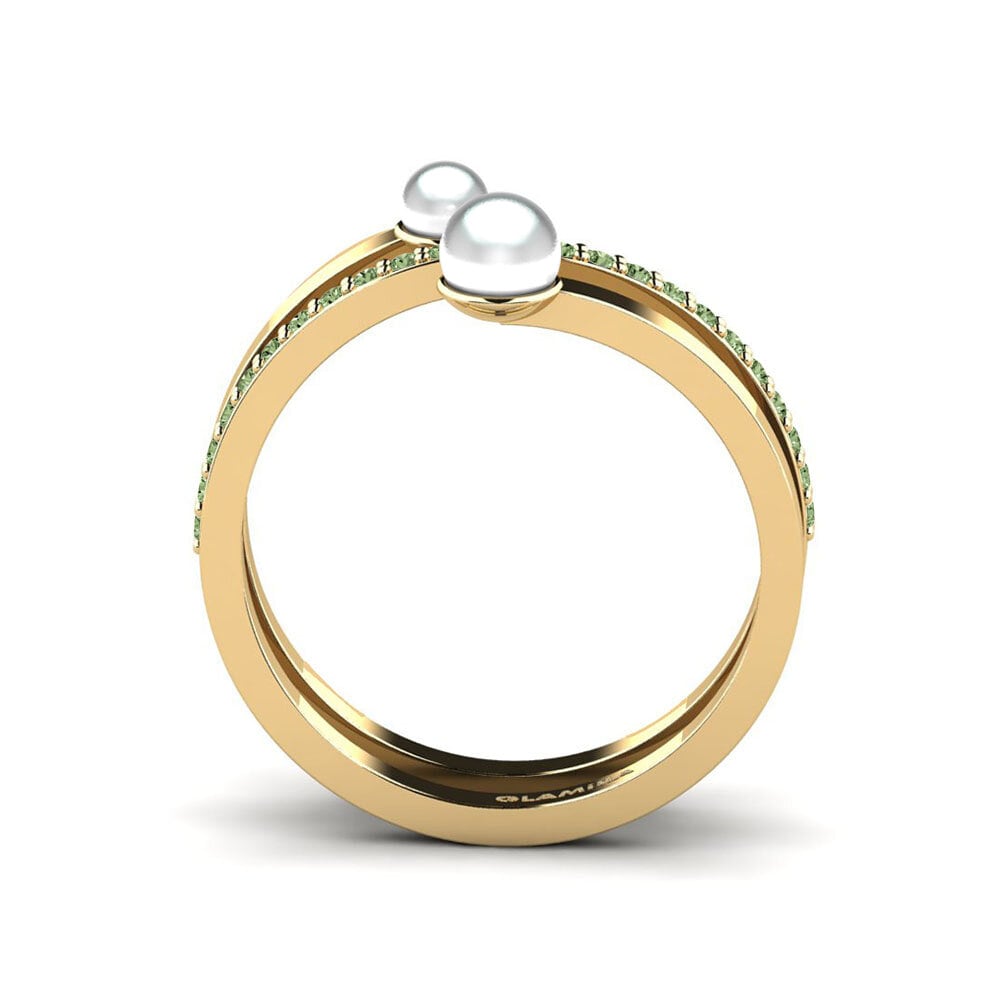 Green Diamond Ring Minimo