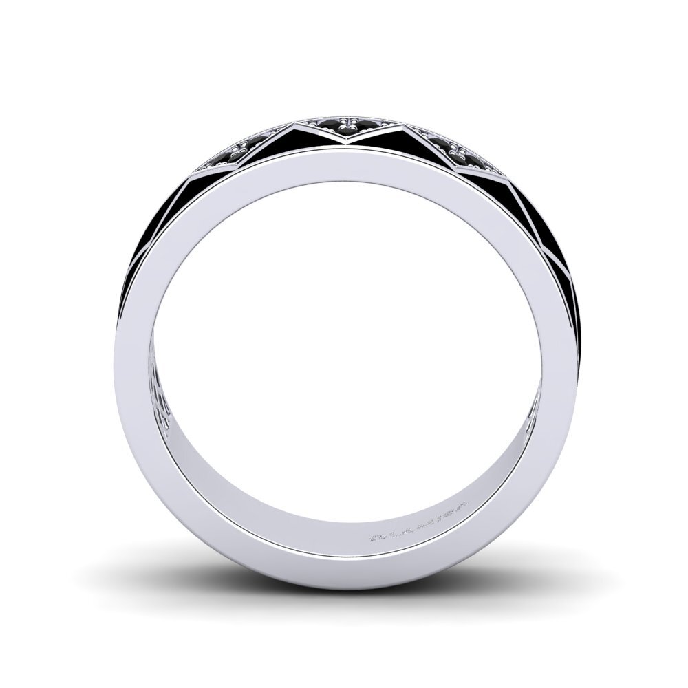 Schwarzer Diamant Ring Minior