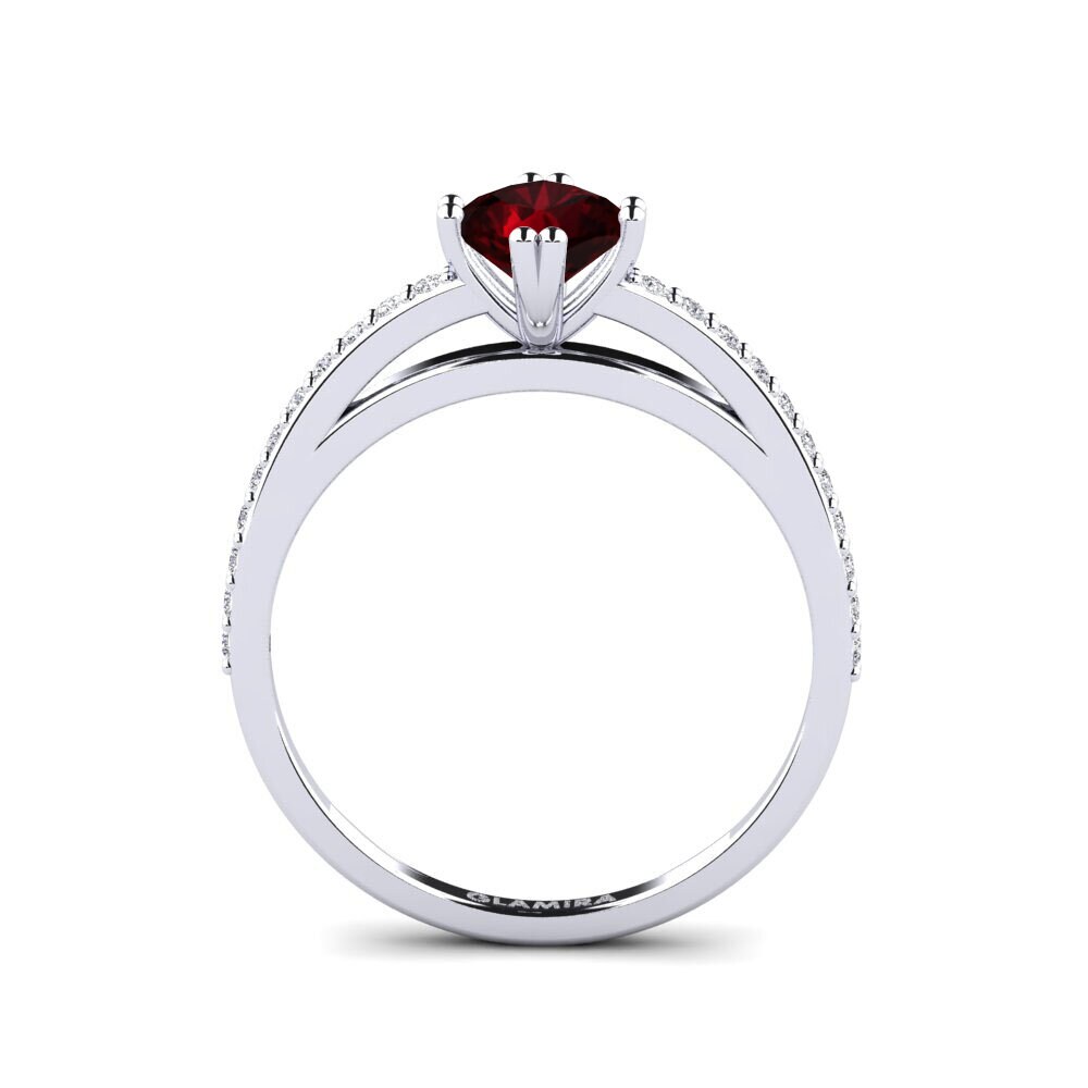 Garnet Engagement Ring Miramas