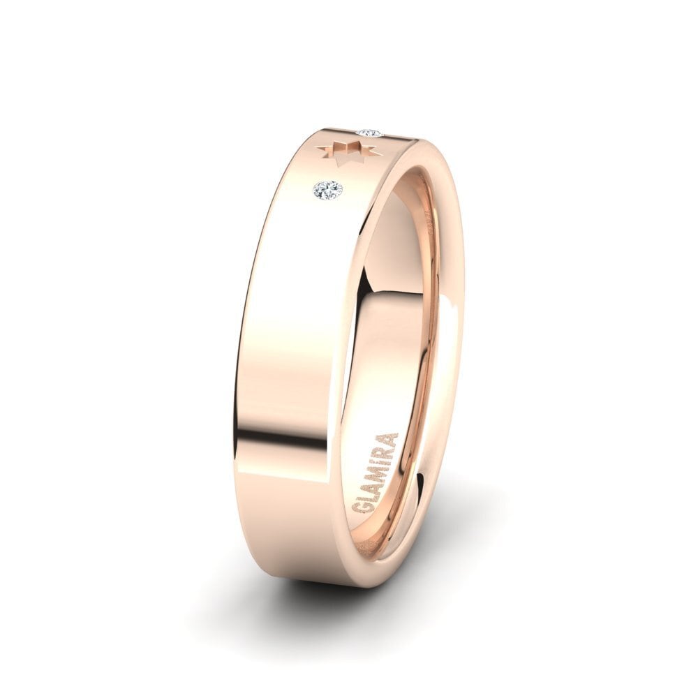 14ct Rose Gold Ring Mirona SET
