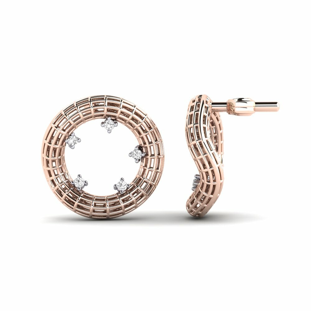 Moissanite Boucle d'oreille femme Mittie