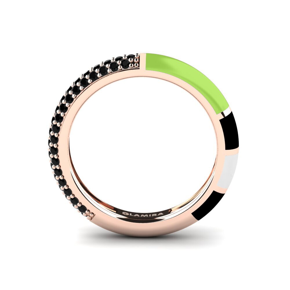 Schwarzer Onyx Ring Mixte