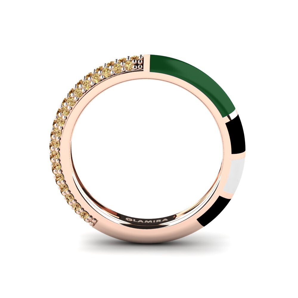 Brauner Diamant Ring Mixte