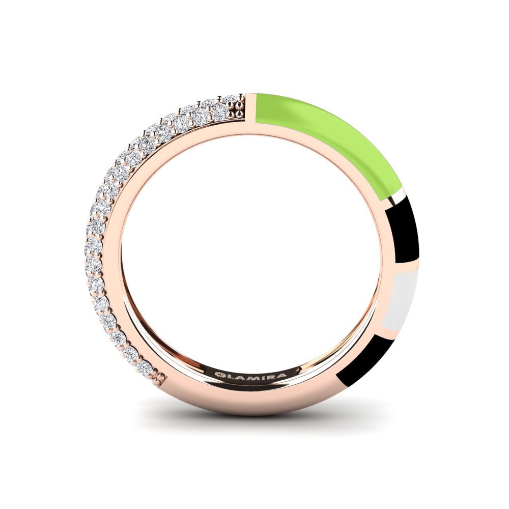 Rotgold 585 Ring Mixte