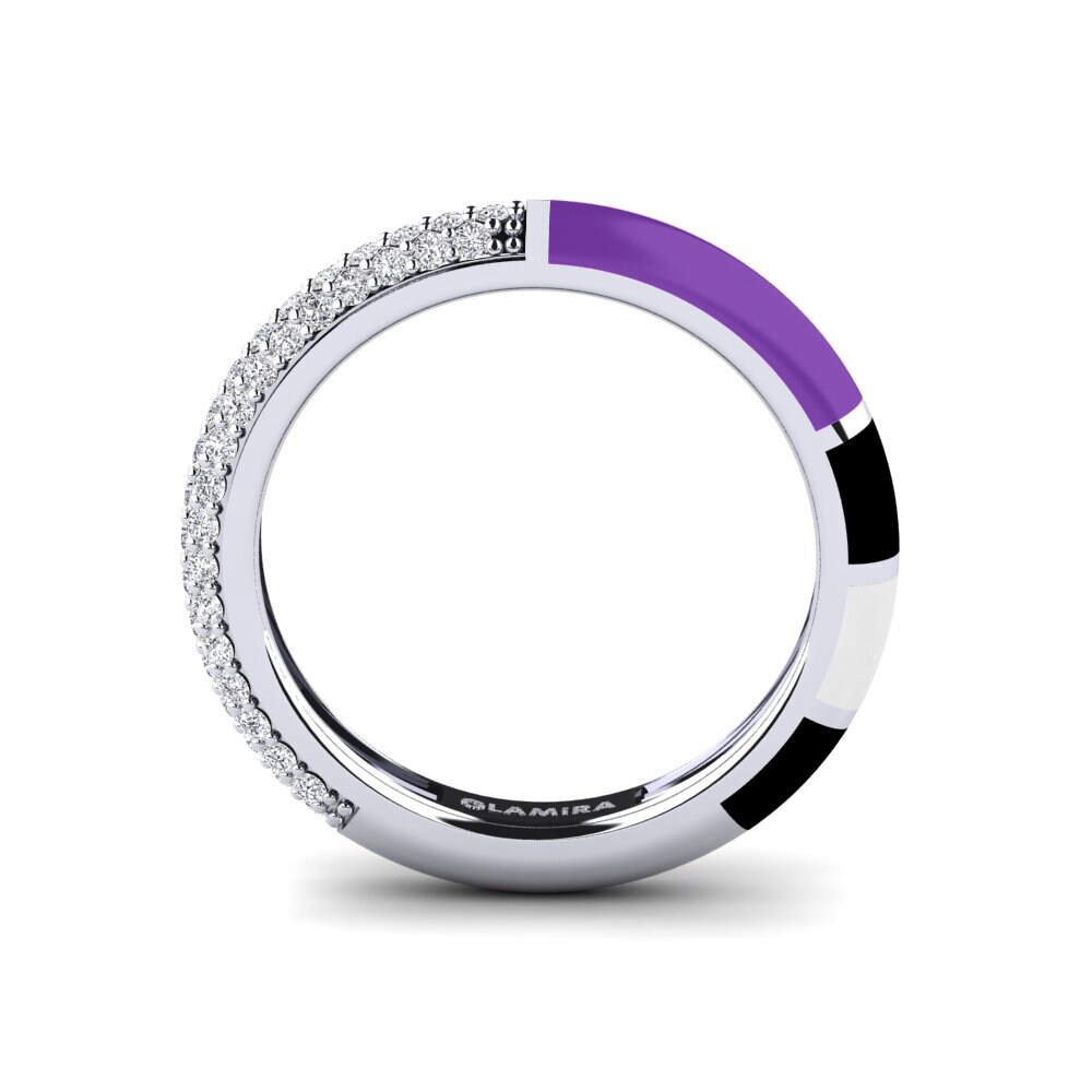 950 Palladium Ring Mixte