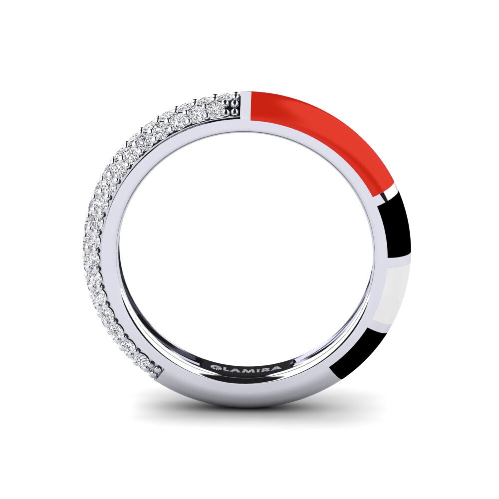 950 Palladium Ring Mixte