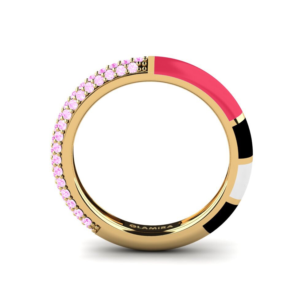 Pink Sapphire Ring Mixte