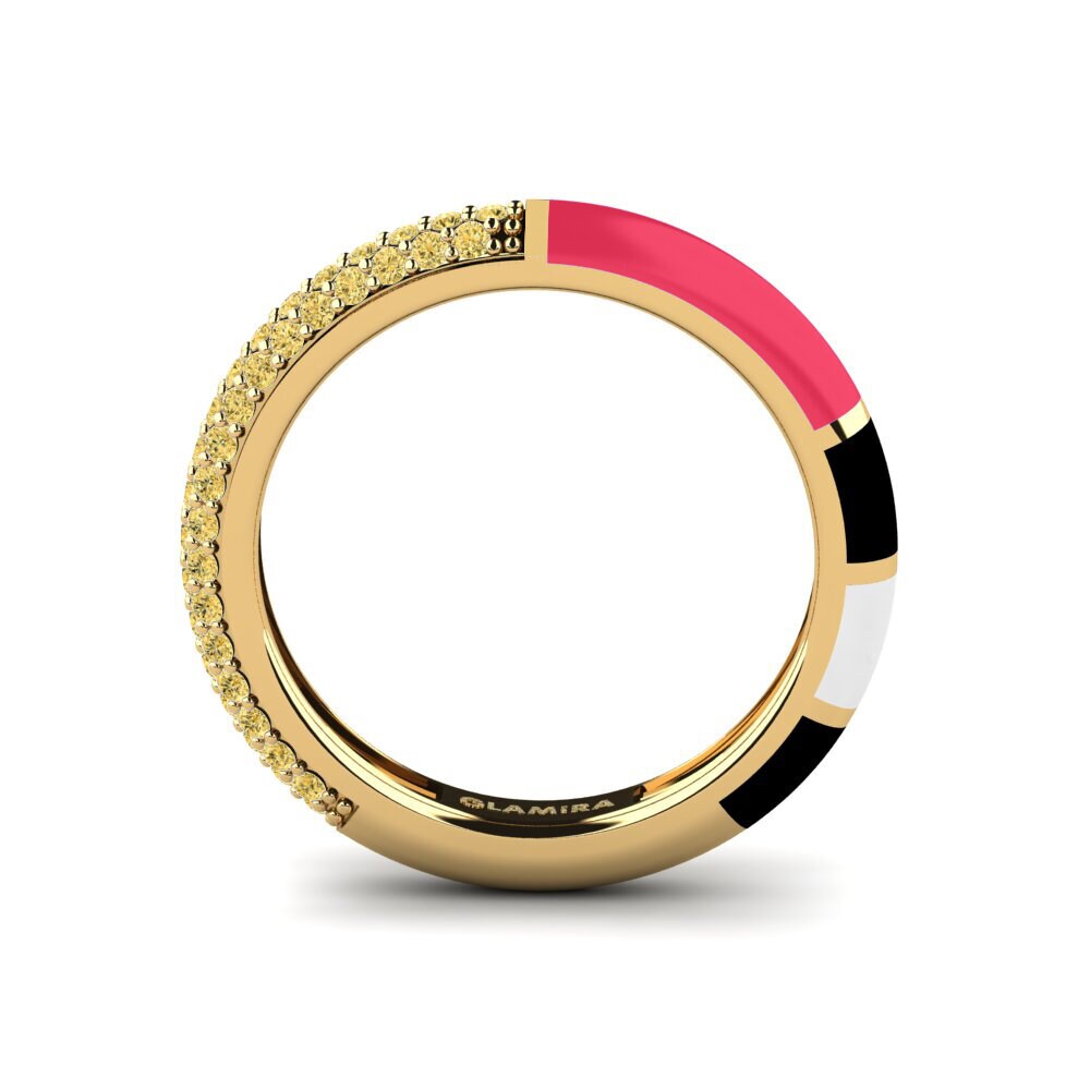 Yellow Diamond Ring Mixte