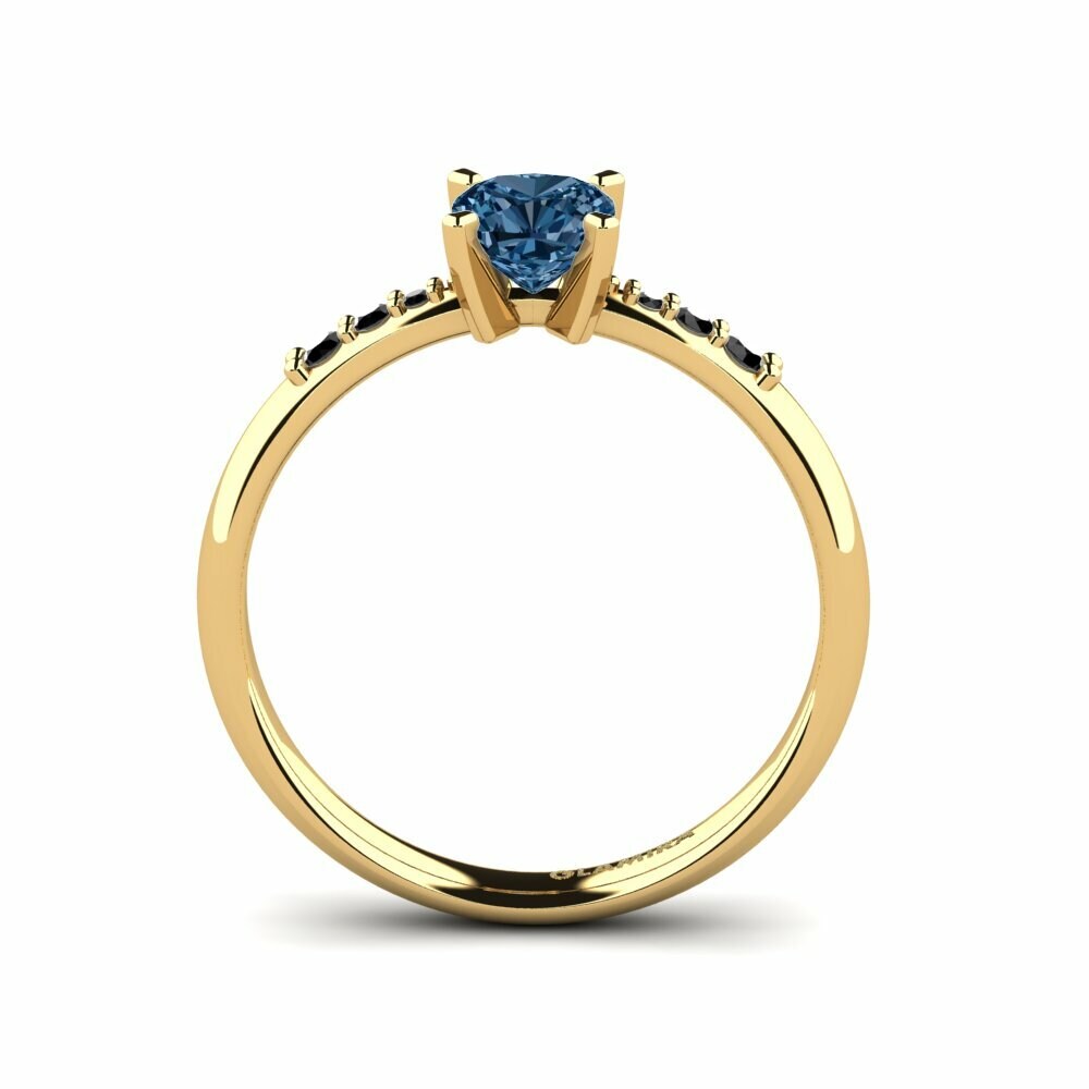 14K Geel Goud Verlovingsring Miyesha