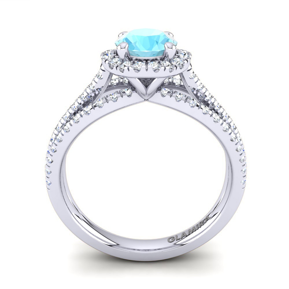 Aquamarine Engagement Ring Karla
