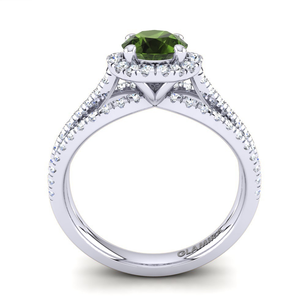 Green Tourmaline Engagement Ring Karla