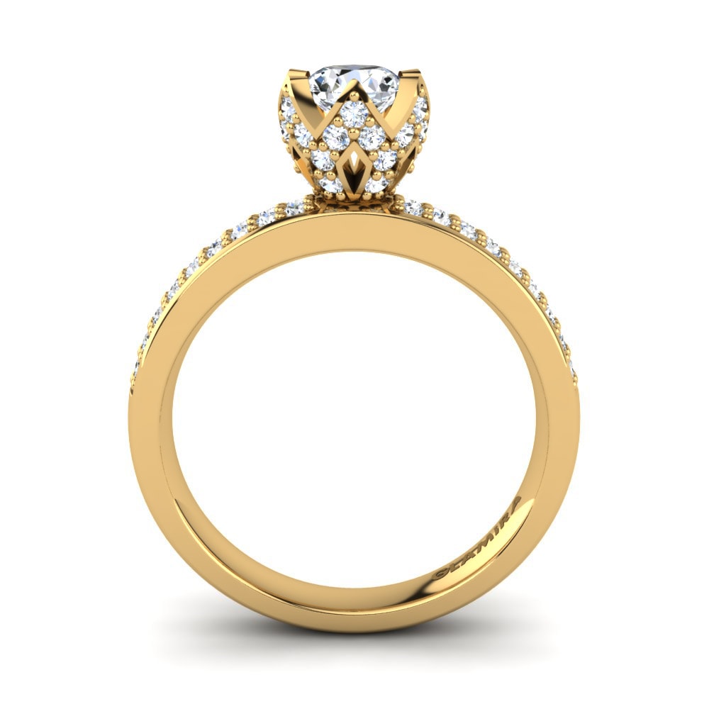 Lab Grown Diamond Engagement Ring Morisa