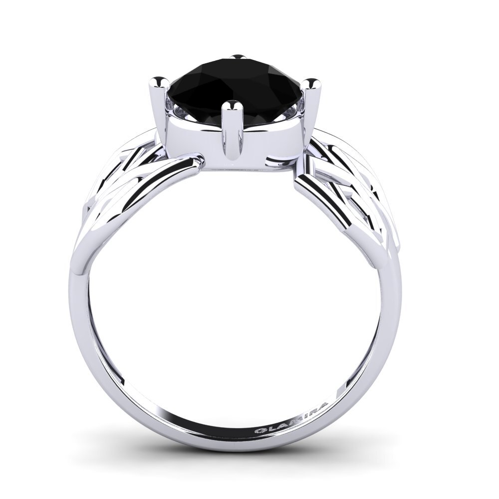 Zafiro negro Anillo Molaire