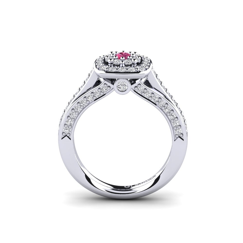 Pink Tourmaline Engagement Ring Mona