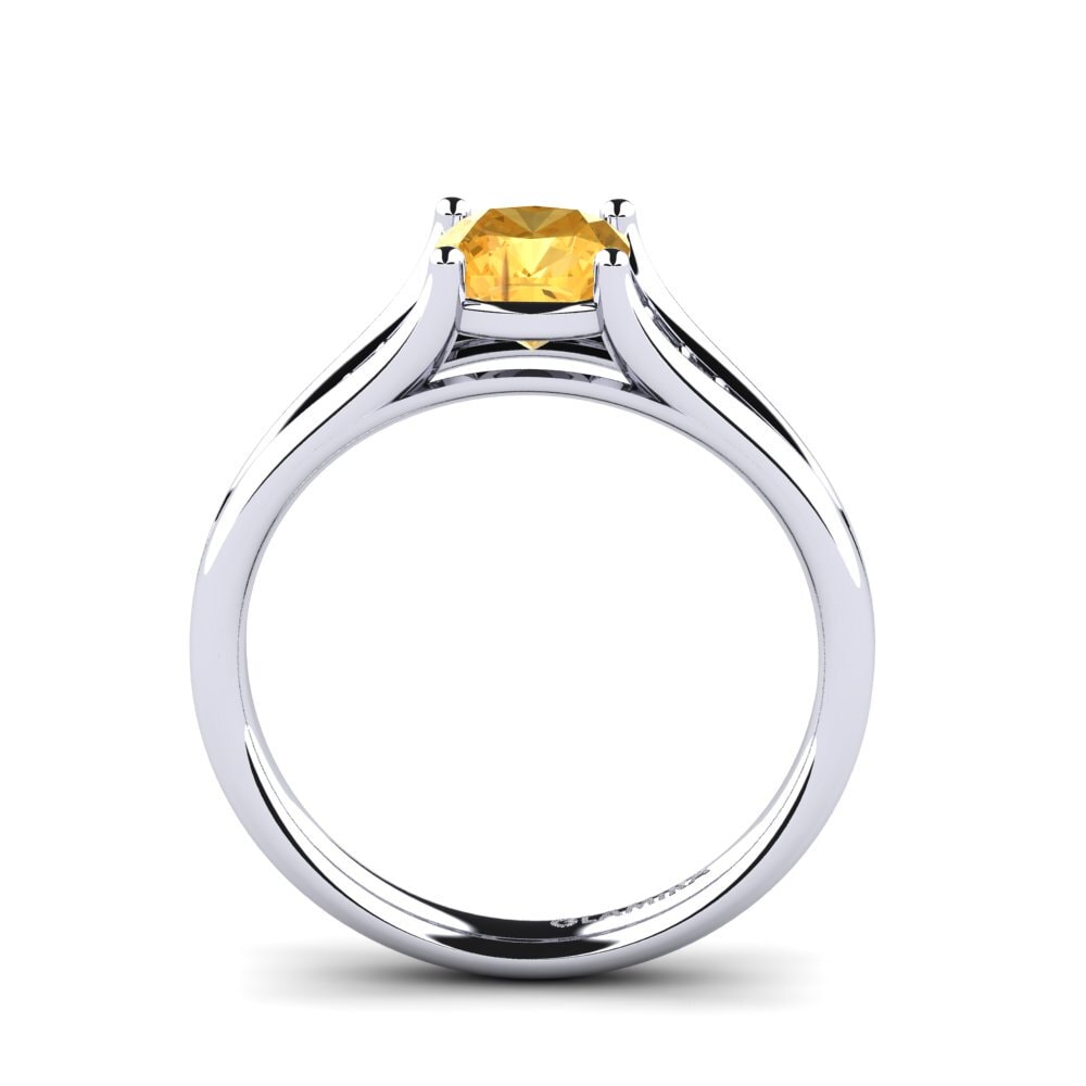 14k White Gold Engagement Ring Monekia